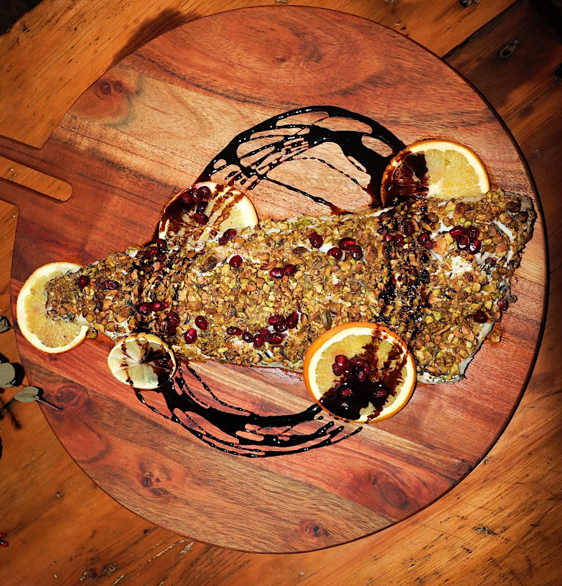 Pistachio and Pomegranate Salmon