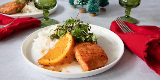 Classic Holiday Honey Orange Salmon