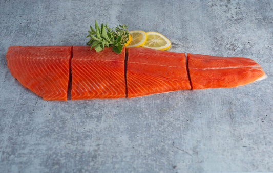 How many servings are there in a salmon fillet?