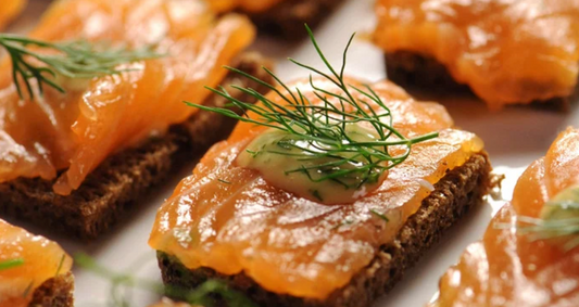 Gravlax with Mustard Sauce