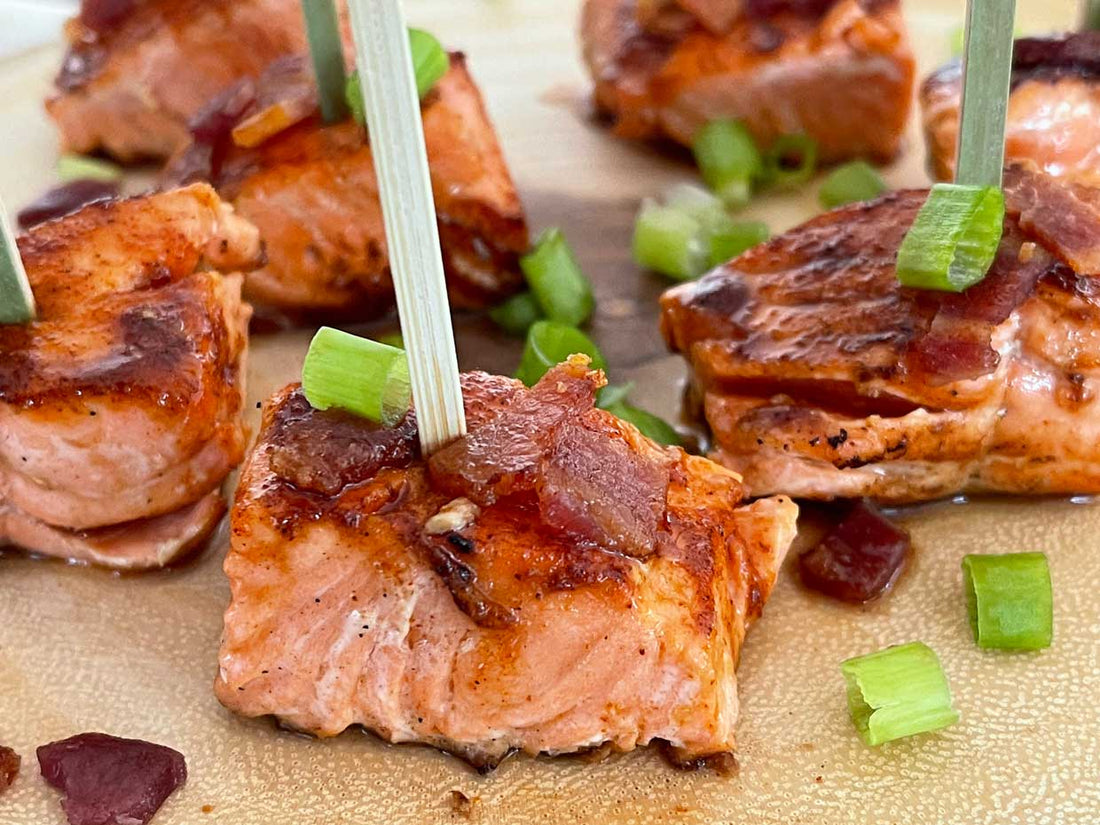 Sweet and Savory Salmon Bites