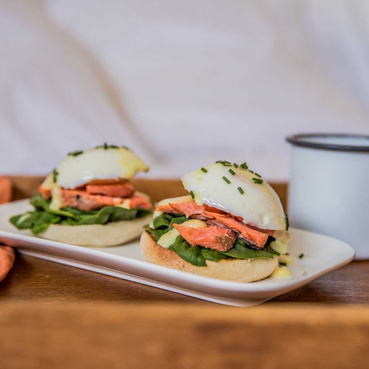 Sockeye Salmon Eggs Benedict