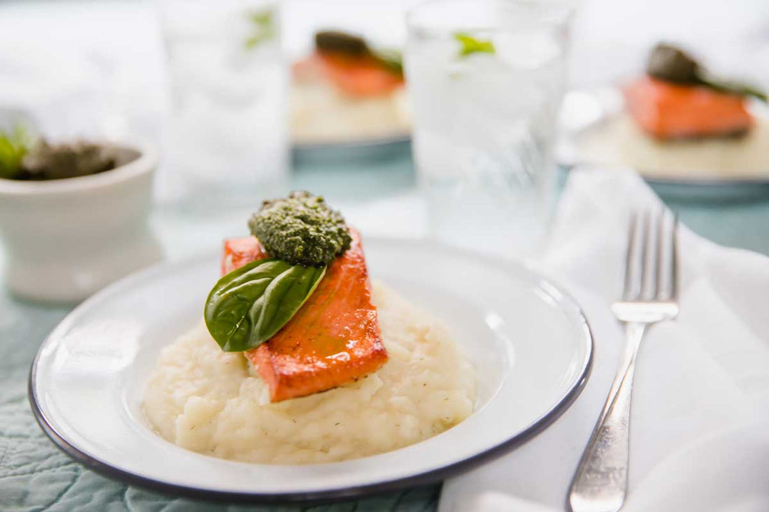 Pan-Seared Pesto Salmon