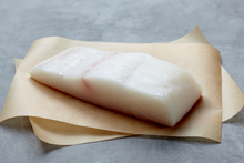 Load image into Gallery viewer, Buying Club Alaska Halibut Portions 5LB Case