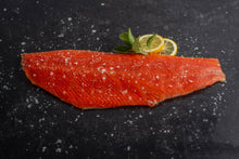 Load image into Gallery viewer, Wild Alaskan Salmon fillet, caught from Bristol Bay, Alaska.